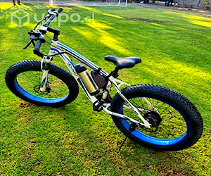 Bicicleta electrica fat bike 27.5 350w 21v blanco