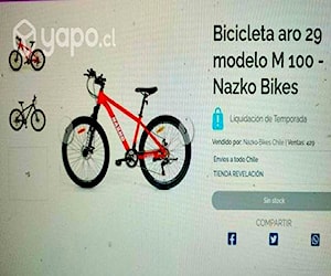 Bicicleta nueva Aro 29 Factura (solo 2 unidades)