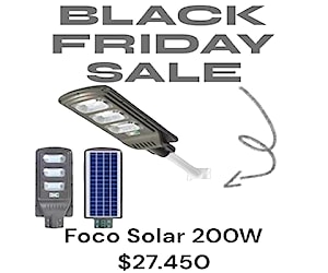 Foco Solar Led Exterior 200w