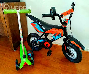 Bicicleta Oxford Moto Bike Aro 12 & Scooter MonoPa