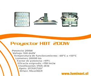 Proyector de luz led