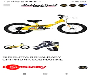 Bicicleta niño Royal Baby