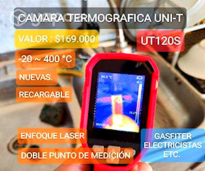 Cámara Termografica UNI-T Ut120s, -20~400°C, Nueva