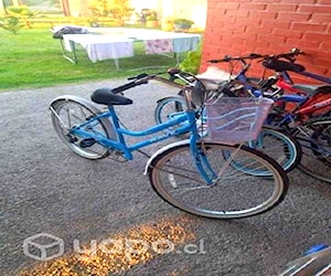 Bicicleta celeste de campo