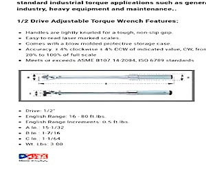 Llave de torque de 1/2,