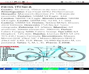 Bicicleta descenso