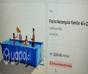 Piscina nueva sin uso sellada