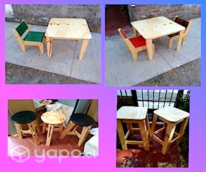 <p>Mesa y sillas para niños</p>