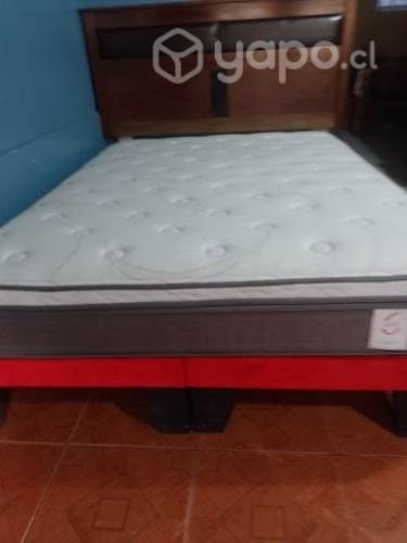 <p>Cama 2 plazas base dividida.</p>