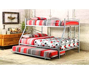 <p>Cama Litera De Tres Plazas, Ultrarresistente</p>