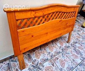 <p>Respaldo de madera 2 plazas</p>