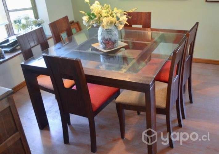 <p>Comedor cuadrado 6 sillas</p>