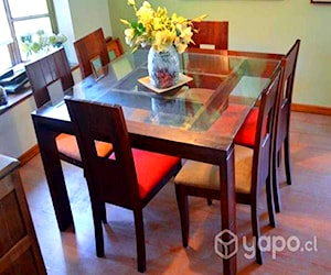 <p>Comedor cuadrado 6 sillas</p>