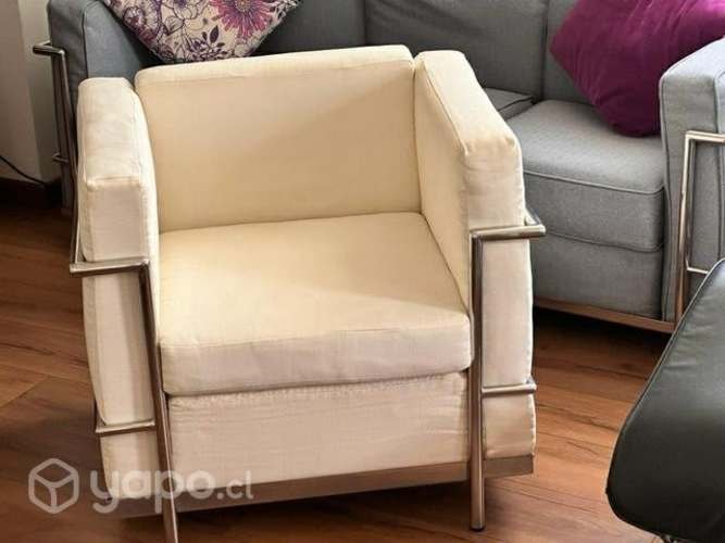 <p>Sillón LC2 un cuerpo tela</p>