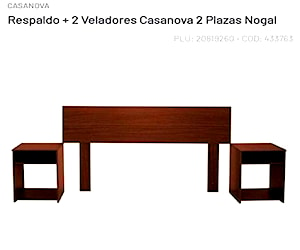 <p>Respaldo + 2 veladores 2 plaza</p>