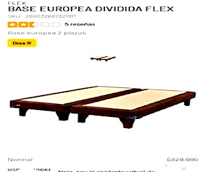 <p>Base de Cama y respaldo</p>