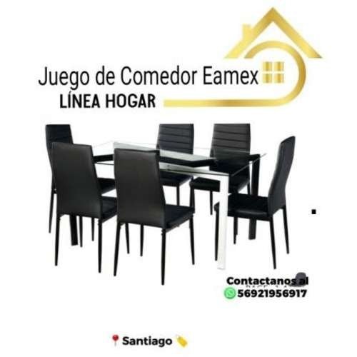 <p>Juego de comedor eamex linea hogar</p>