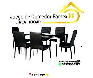 <p>Juego de comedor eamex linea hogar</p>