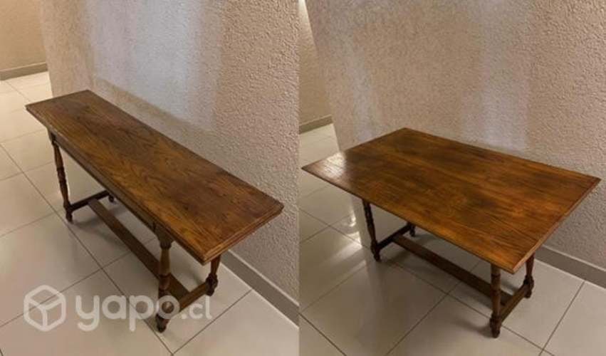 <p>Mesa comedor/ arrimo madera antiguo</p>