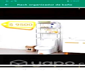 <p>Organizador de baño</p>