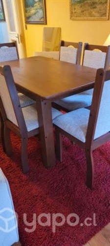 <p>Juego de COMEDOR 6 Personas Madera</p>