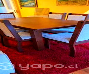 <p>Juego de COMEDOR 6 Personas Madera</p>