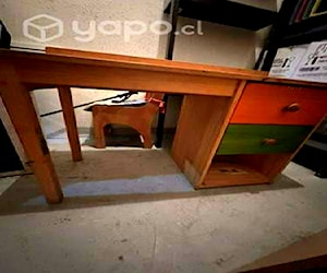 <p>Escritorio infantil madera niño niña y silla mesa</p>