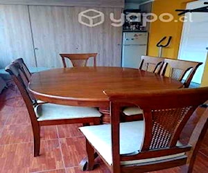 <p>Comedor Madera Malasia</p>