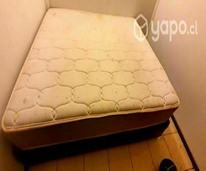 <p>Cama 2 plazas colchón + base</p>