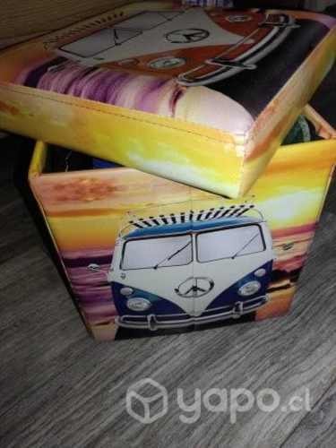 <p>Puff organizador kombi</p>