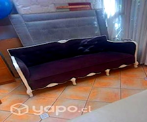 <p>Sillon de felpa negra</p>