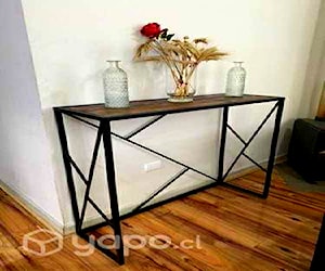 <p>Mesa de arrimo estilo industrial más mesa de centr</p>