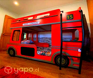 <p>Cama niño Bus Camarote 3 en 1</p>