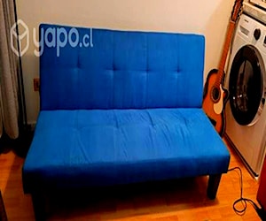 <p>Futón cama azul</p>