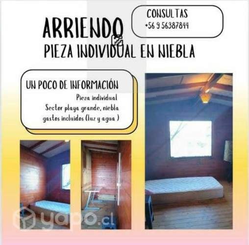 <p>Arriendo pieza (niebla)</p>
