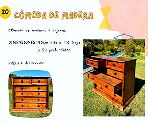 <p>Cómoda de madera</p>