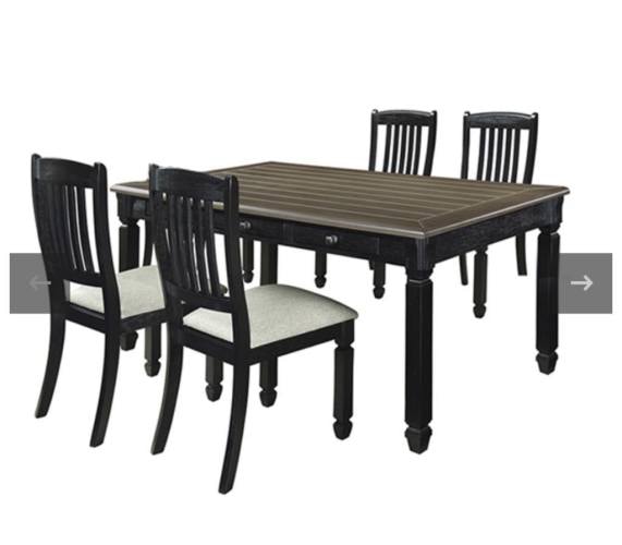 <p>COMEDOR VERMONT OLD BLACK CONVERSABLE</p>