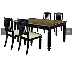 <p>COMEDOR VERMONT OLD BLACK CONVERSABLE</p>