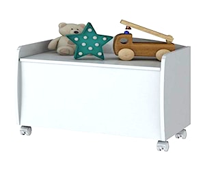 <p>Mueble Baul Organizador Infantil con Ruedas cm Blanco</p>