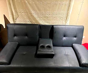 <p>Futon negro</p>