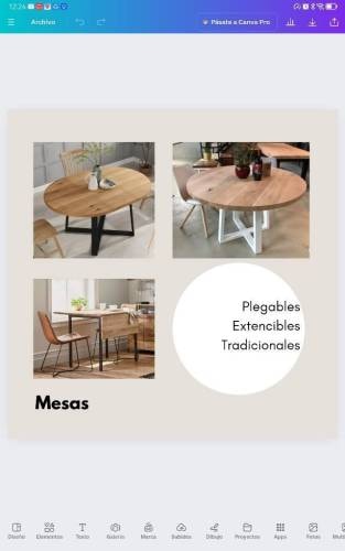 <p>Mesas tradicionales  y Extencibles</p>