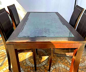 <p>Mesa de 6 cafe</p>