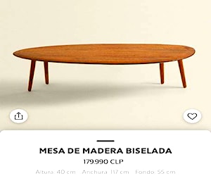 <p>Mesa de Centro Zara Home</p>