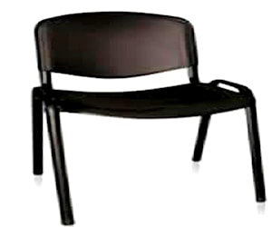 <p>SILLA ISO POLIPROPILENO NEGRA</p>