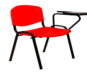 <p>SILLA UNIVERSITARIA ROJA  COLORES AZUL, ROJO , NEGRO</p>