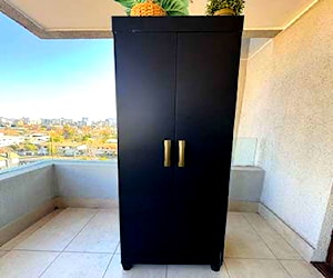 <p>MUEBLE TIPO ARMARIO CASI NUEVO NEGRO</p>