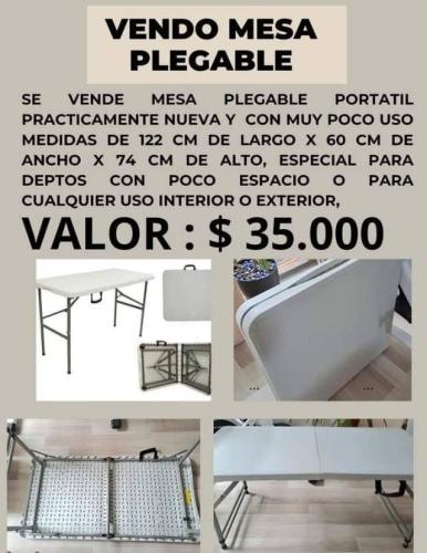 <p>"MESA PLEGABLE REBAJADA DE PRECIO "</p>