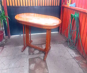 <p>COMEDOR OVALADO CON EXTENSIÓN</p>