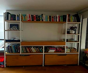 <p>Mueble de TV + librero y organizador de juguetes</p>