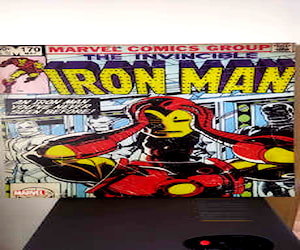 <p>CUADRO IRON MAN VINTAGE</p>